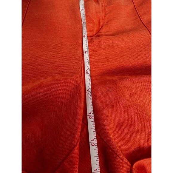 Cynthia Rowley Coral Linen Lyocell Blend Shorts 8 Coastal Resortwear Capsule Fit - Picture 9 of 9